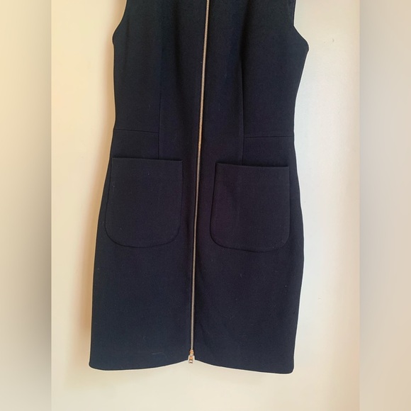 L'AGENCE Black Dress  Little Black Dress Zipper Front - Picture 2 of 8